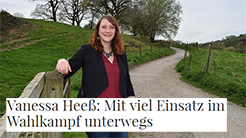 Vanessa Heeß in der AZ